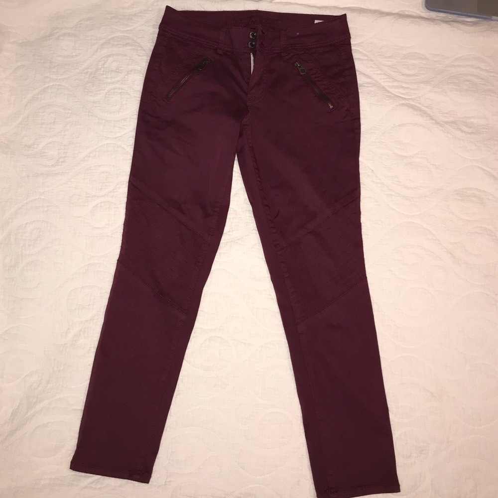 Plum American eagle skinny jeans